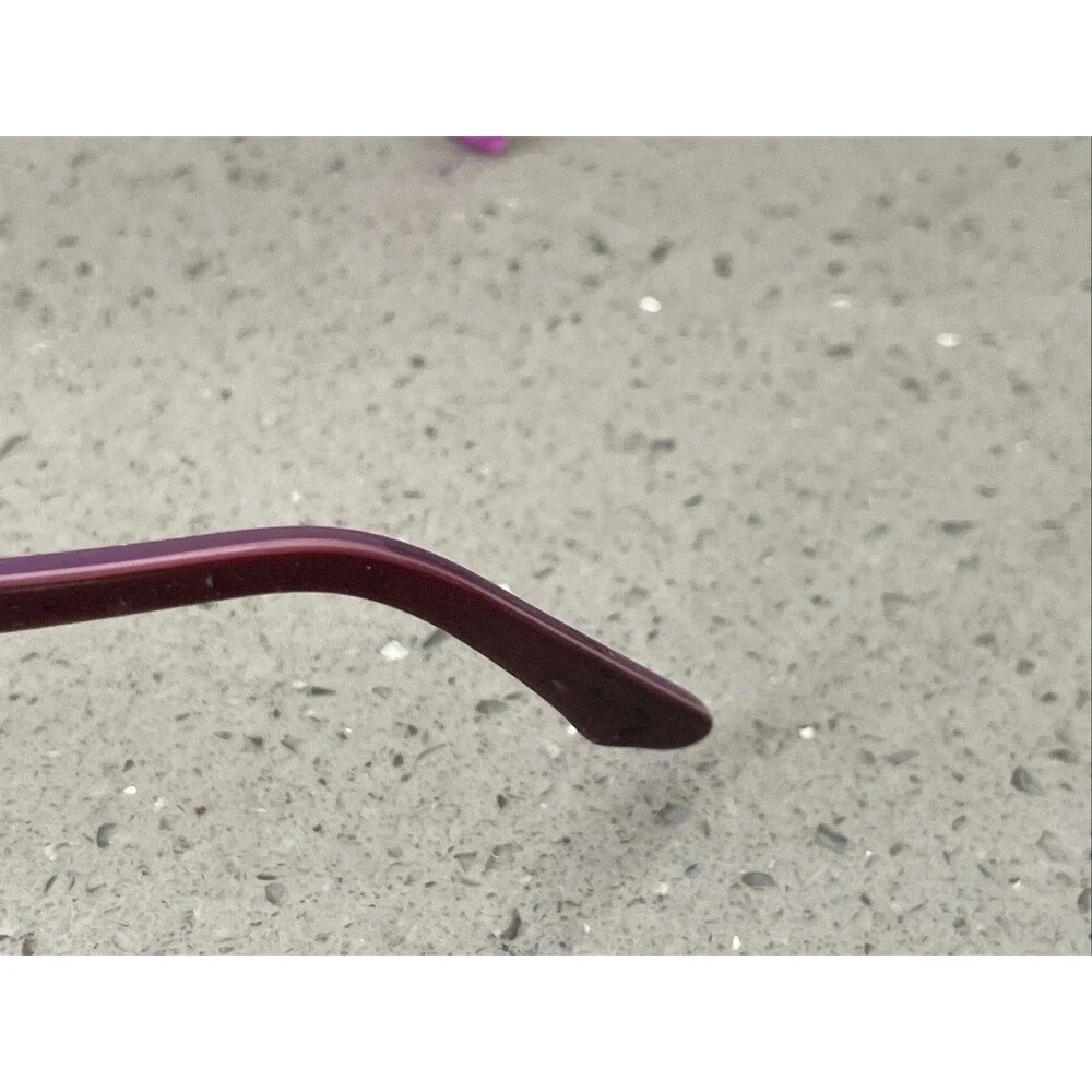 Lagino ET3824 Eyeglasses Frames ONLY 47-17-130 - Italy purple full rim rectangle
